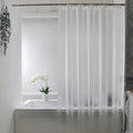 Waterproof Anti-Mildew Frosted Shower Curtain (Standard Fit / 51×79 Inch)