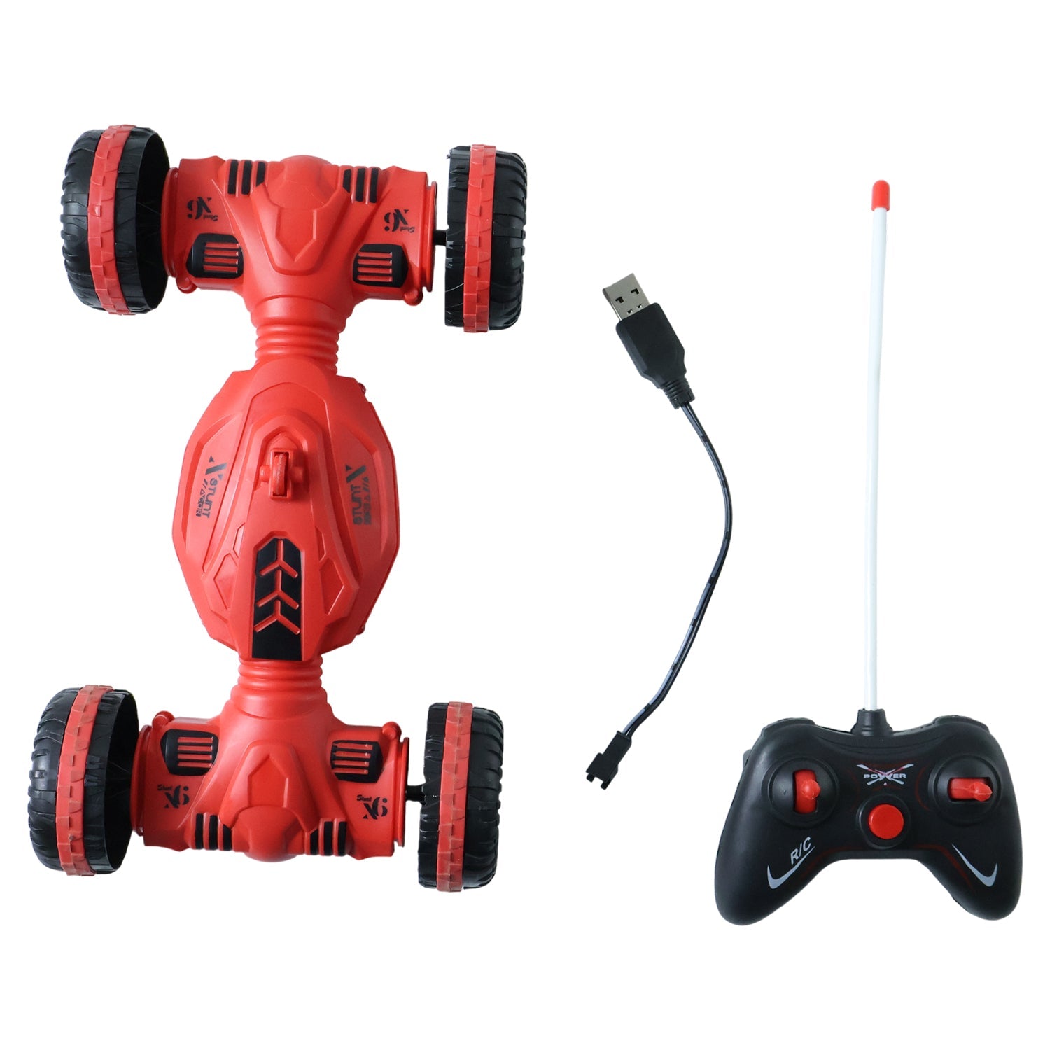 Remote Control One-Key Deformation Stunt Car (1 Set)