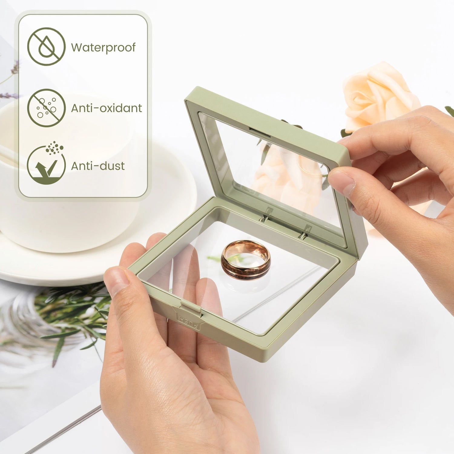 Gift Packaging 3D Floating Frame Display Case (1 Pc / Mix Color)
