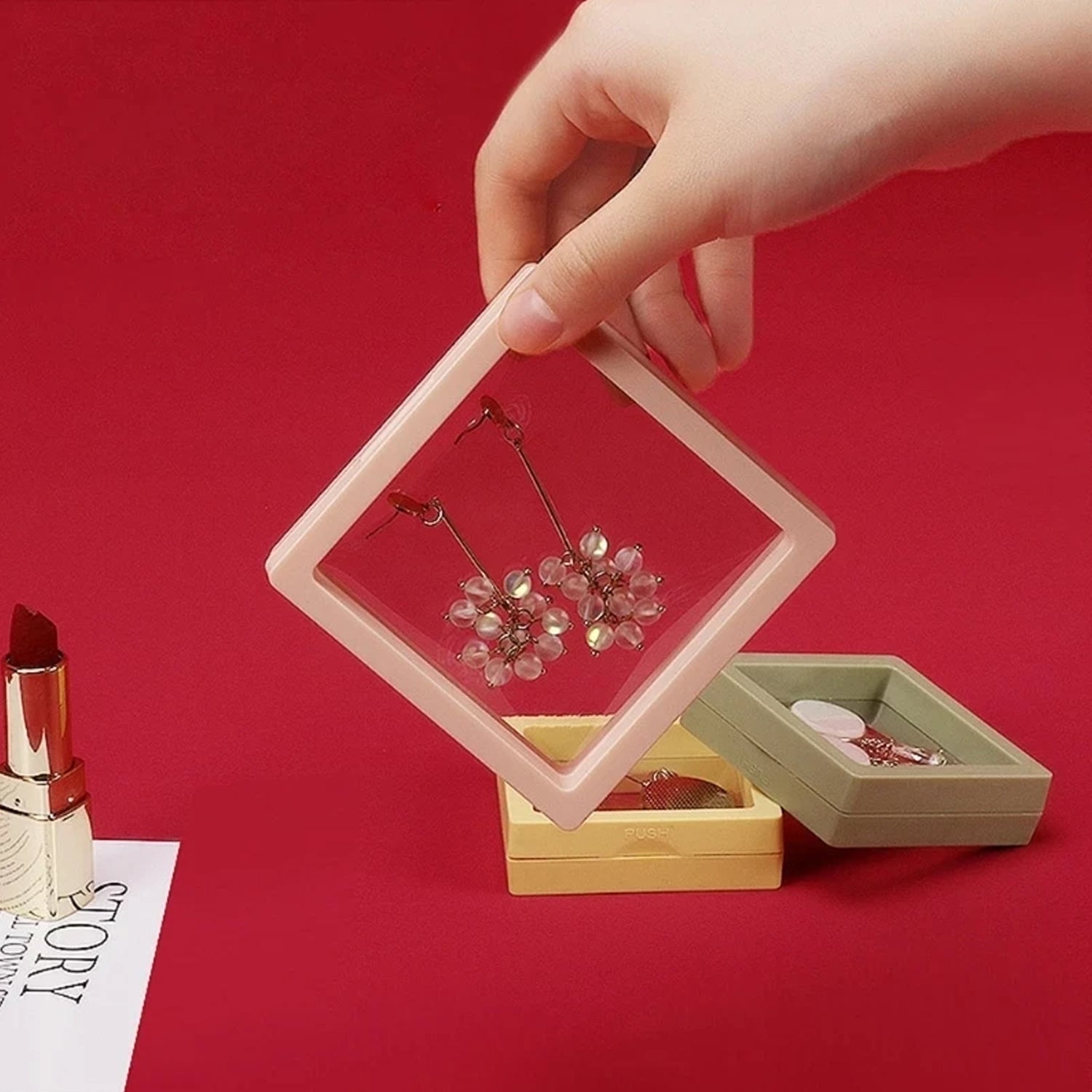 Gift Packaging 3D Floating Frame Display Case (1 Pc / Mix Color)