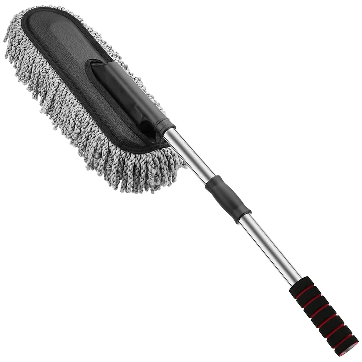 DeoDap Car Duster, Long Retractable Soft Non-Slip Handle - scale and size reference