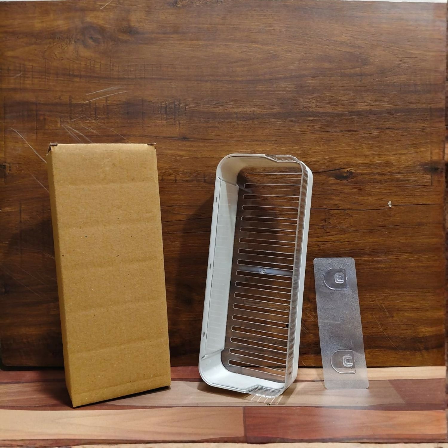Wall Mounted Multipurpose Bathroom & Kitchen Storage Rack Organizer (1 Pc)