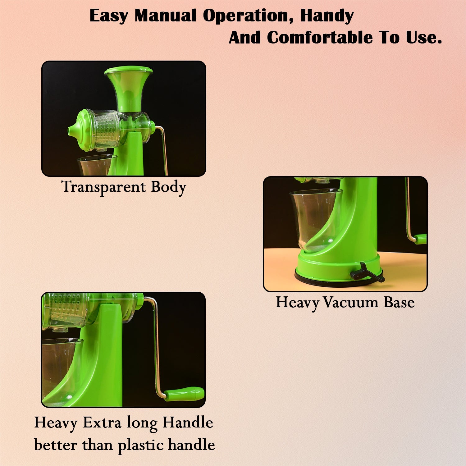 Supermom Manual Hand Press Fruit & Vegetable Juicer Pro