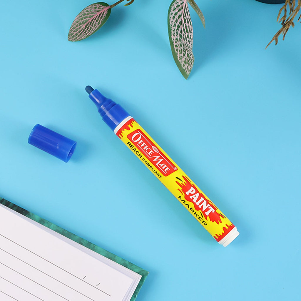 Officemate Permanent Paint Marker Pen Royal Blue