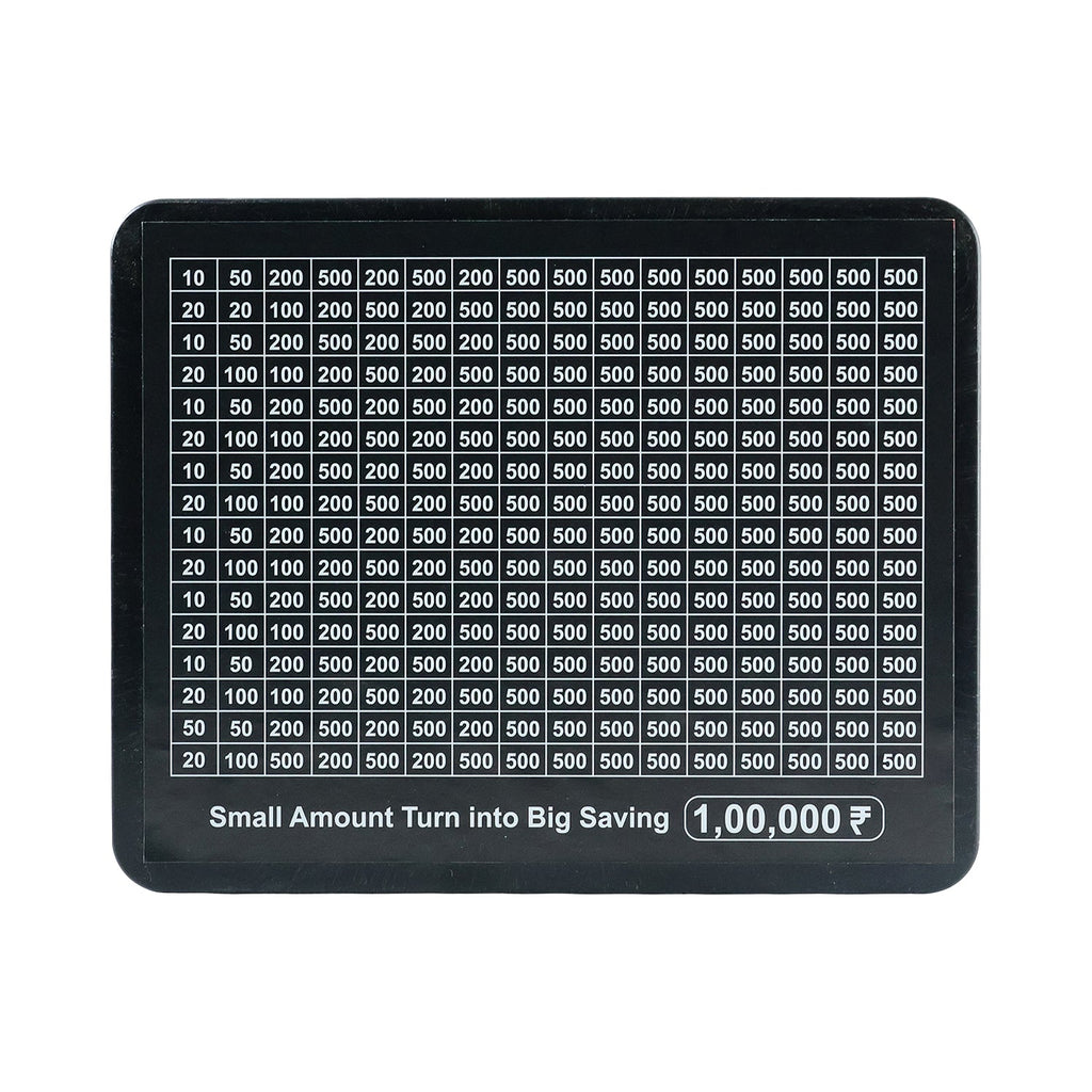 Reusable Savings Tracker Money Box (1 Pc)