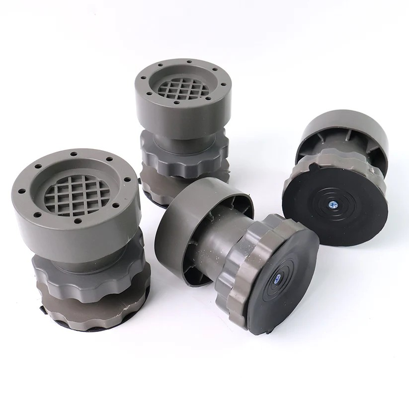 Adjustable Washing Machine Anti-Vibration Support Pads (4 Pcs Set)
