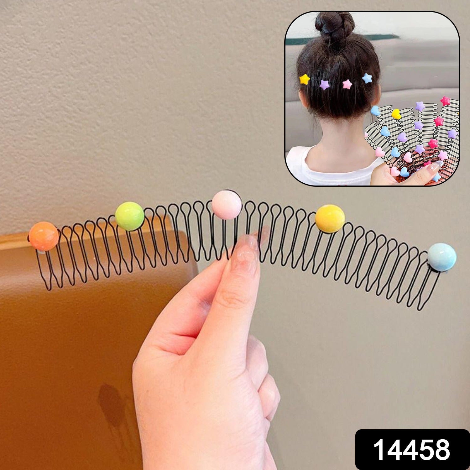 Cartoon Hair Clip for Kids – Curly Hair Tidy Comb Accessory (1 Pc)