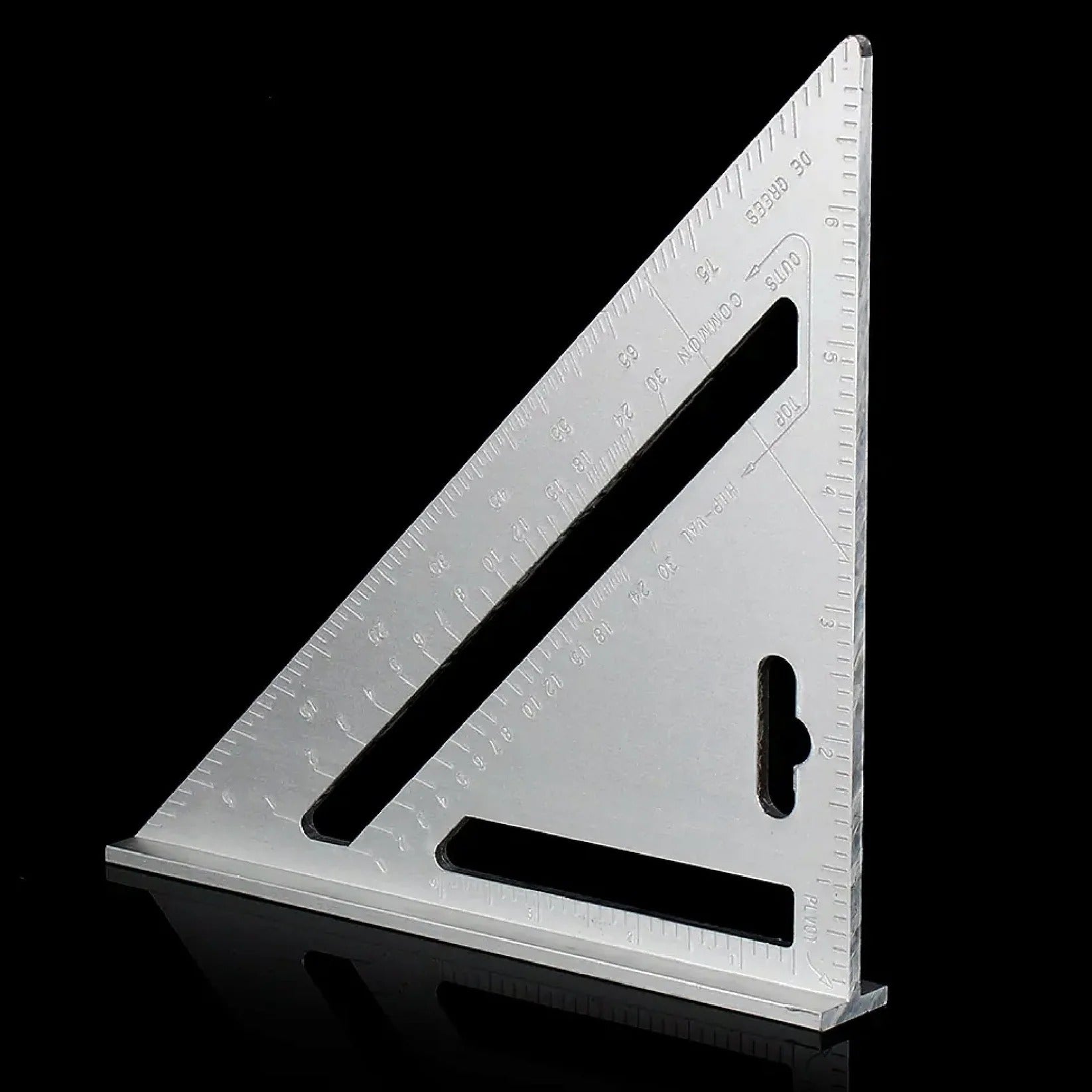 Light Weight Double Side Scale Triangle Measurement Hand Tool